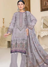 D#05 Muntahas Tabeer Digital Emb Lawn Collection 223
