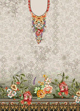 D#9647 Habib Digital Printed Swiss Lawn 3Pc 123