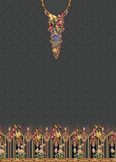 D#9657 Habib Digital Printed Swiss Lawn 3Pc 123