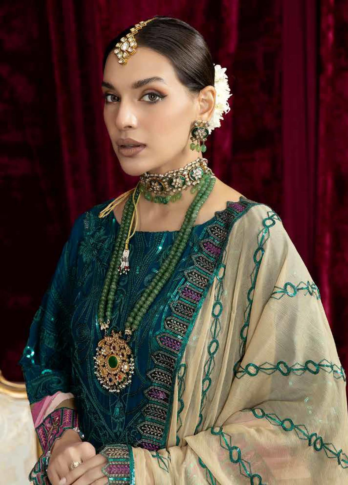 D#06 Raisham Dhaga Emb Wedding Festive Collection 223 D#06 Raisham Dhaga Emb Wedding Festive Collection 223