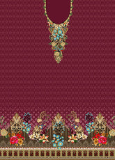 D#9648 Habib Digital Printed Swiss Lawn 3Pc 123