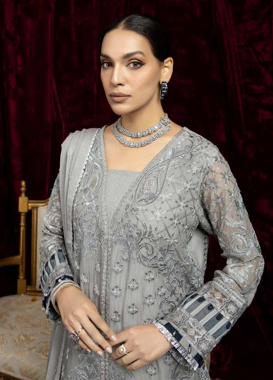 D#08 Raisham Dhaga Emb Wedding Festive Collection 223 D#08 Raisham Dhaga Emb Wedding Festive Collection 223