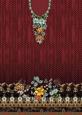 D#9653 Habib Digital Printed Swiss Lawn 3Pc 123