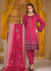 D#08 Muntahas Riwaj Digital Emb Lawn Collection 223