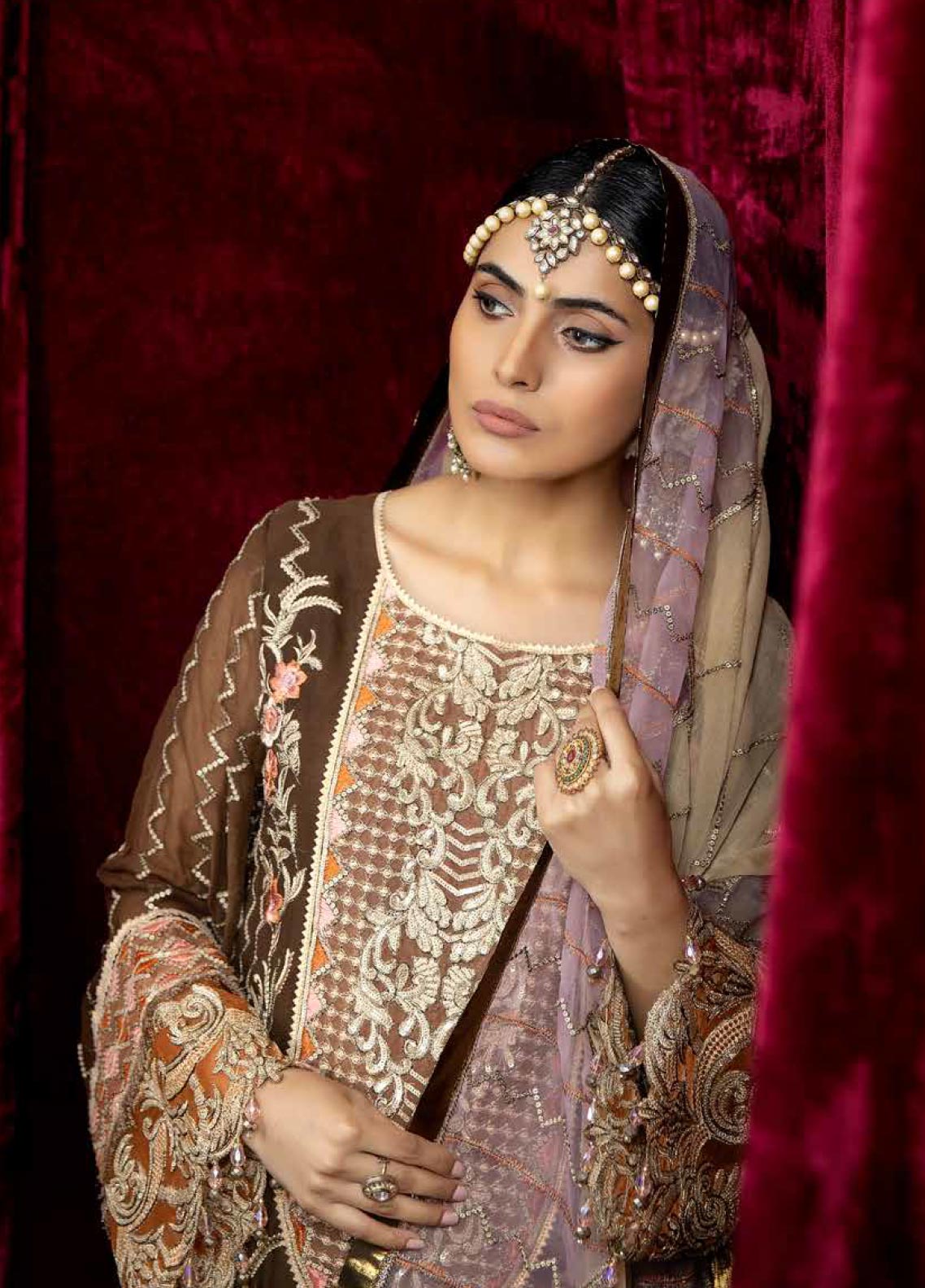 D#09 Raisham Dhaga Emb Wedding Festive Collection 223 D#09 Raisham Dhaga Emb Wedding Festive Collection 223