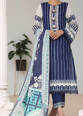 Daman By VS Textile Printed Lawn Unstitched 3 Piece Suit - 1537C