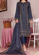 Daman By VS Textile Printed Lawn Unstitched 3 Piece Suit - 1540B