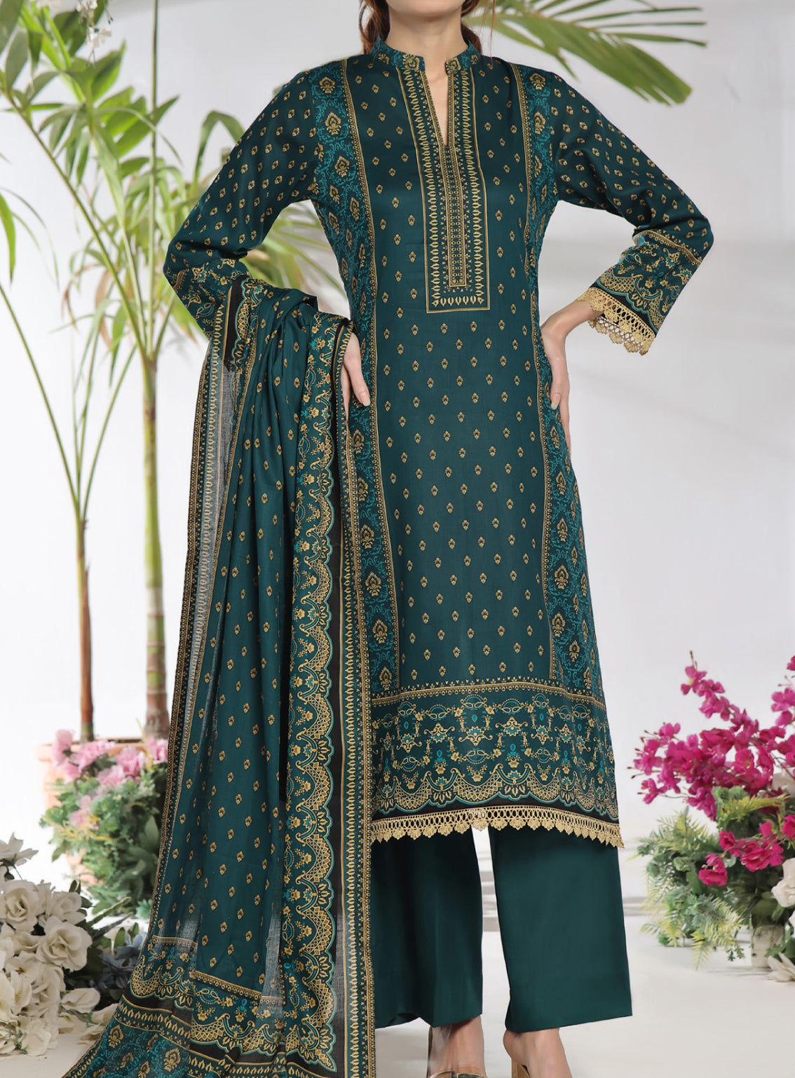 Daman By VS Textile Printed Lawn Unstitched 3 Piece Suit - VS24DPL 2902A Daman By VS Textile Printed Lawn Unstitched 3 Piece Suit - VS24DPL 2902A