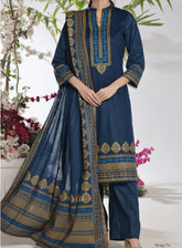 Daman By VS Textile Printed Lawn Unstitched 3 Piece Suit - VS24DPL 2903A