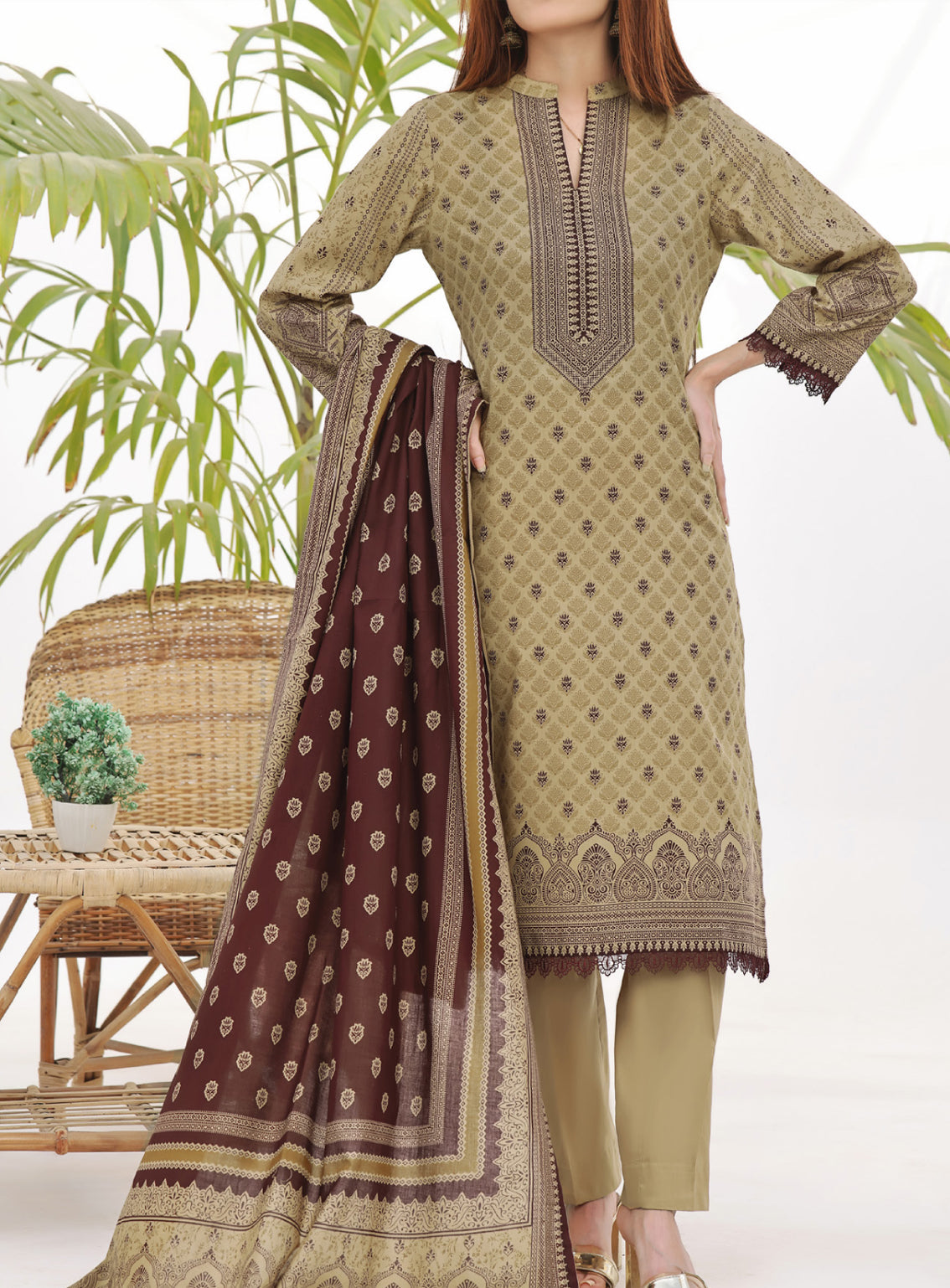 Daman By VS Textile Printed Lawn Unstitched 3 Piece Suit - VS24DPL 2905A Daman By VS Textile Printed Lawn Unstitched 3 Piece Suit - VS24DPL 2905A