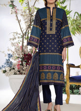 Daman By VS Textile Printed Lawn Unstitched 3 Piece Suit - VS24DPL 2906A