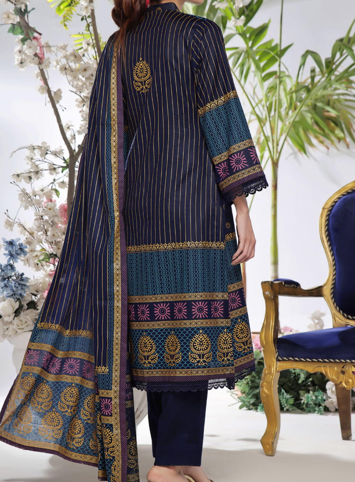 Daman By VS Textile Printed Lawn Unstitched 3 Piece Suit - VS24DPL 2906A Daman By VS Textile Printed Lawn Unstitched 3 Piece Suit - VS24DPL 2906A