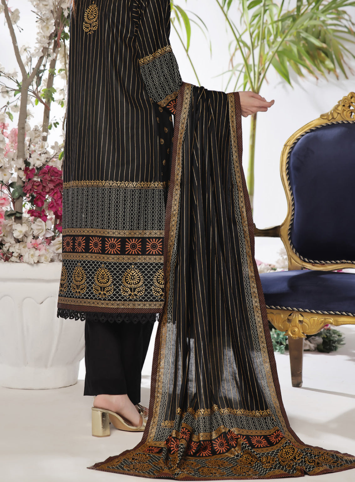 Daman By VS Textile Printed Lawn Unstitched 3 Piece Suit - VS24DPL 2906B Daman By VS Textile Printed Lawn Unstitched 3 Piece Suit - VS24DPL 2906B