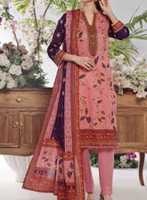 Daman By VS Textile Printed Lawn Unstitched 3 Piece Suit - VS24DPL 2909A