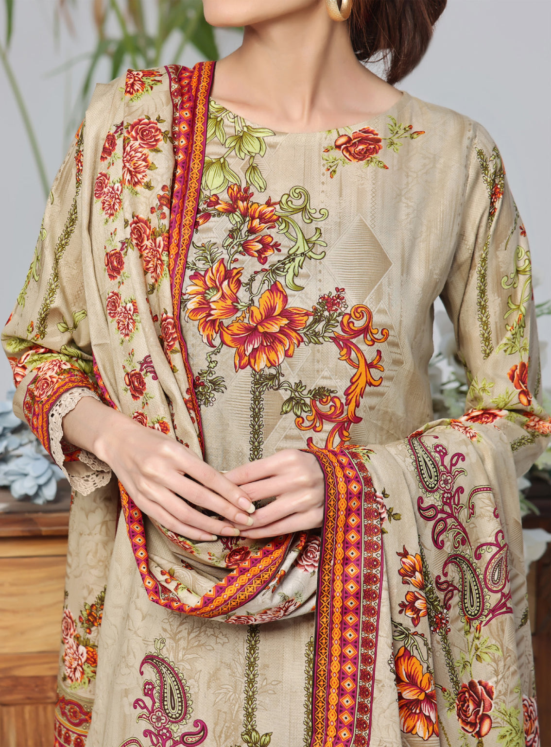 Daman By VS Textile Printed Lawn Unstitched 3 Piece Suit - VS24DPL 2910A Daman By VS Textile Printed Lawn Unstitched 3 Piece Suit - VS24DPL 2910A