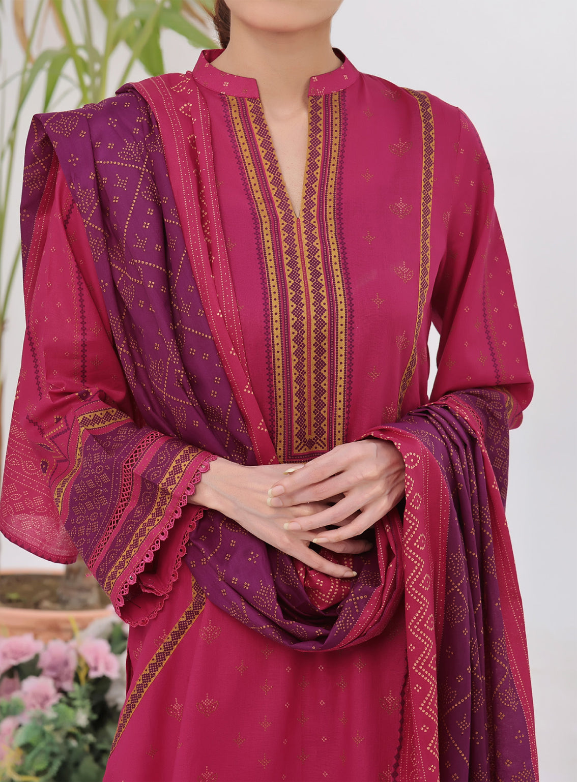 Daman By VS Textile Printed Lawn Unstitched 3 Piece Suit - VS24DPL 2911B Daman By VS Textile Printed Lawn Unstitched 3 Piece Suit - VS24DPL 2911B