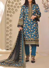 Daman By VS Textile Printed Lawn Unstitched 3 Piece Suit - VS24DPL3 2920-B