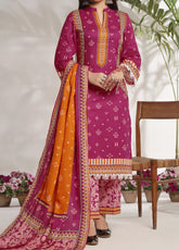 Daman by VS Textile Printed Lawn 3 Piece Unstitched Suit VT24PL-2921B