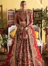 Dastaan By Imrozia Embroidered Net Unstitched 3 Piece Suit - IM23DB IB-38 RUBAY