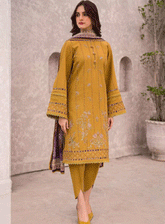 Dastak By Jazmin Embroidered Khaddar Unstitched 3 Piece Suits - JZ23DW 09 RANG