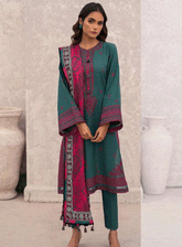 Dastak By Jazmin Embroidered Khaddar Unstitched 3 Piece Suits - JZ23DW 10 FAROZAAN