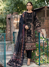 Dastoor By Farasha Embroidered Khaddar Unstitched 3 Piece Suit - 4 KHAYAL
