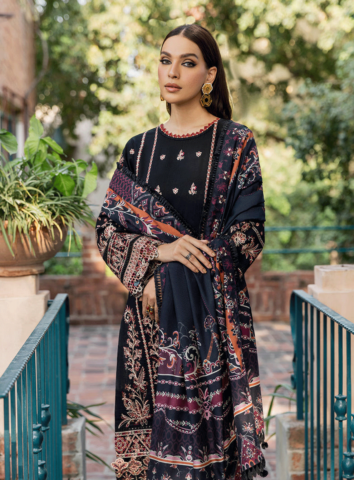 Dastoor By Farasha Embroidered Khaddar Unstitched 3 Piece Suit - 4 KHAYAL Dastoor By Farasha Embroidered Khaddar Unstitched 3 Piece Suit - 4 KHAYAL