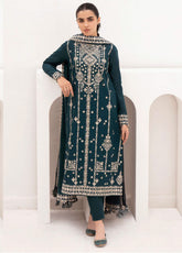 Delia By Jazmin Embroidered Lawn Unstitched 3 Piece Suit - JZ24DL 04