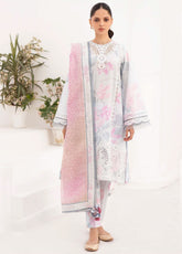 Delia By Jazmin Embroidered Lawn Unstitched 3 Piece Suit - JZ24DL 05