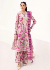 Delia By Jazmin Embroidered Lawn Unstitched 3 Piece Suit - JZ24DL 08