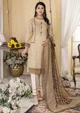 Zoha Unstitched 3 Piece Duon