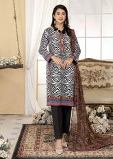 Zoha Unstitched 3 Piece Chmbray