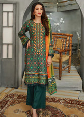 D#02 Zesh Chunri Emb Lawn Collection 123