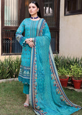 Dhagakari by Schick Embroidered Lawn 3 Piece Unstitch Suit SDH24DL-01