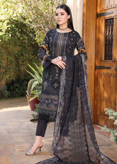 Dhagakari by Schick Embroidered Lawn 3 Piece Unstitch Suit SDH24DL-07