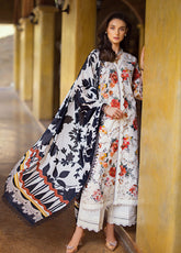 Elaf Chikankari Lawn Unstitched 3 Piece Suit - EL24CL ECT 2A