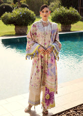 Elaf Chikankari Lawn Unstitched 3 Piece Suit - EL24CL ECT 6A