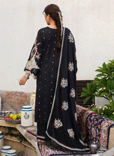 Elaf Embroidered Khaddar Unstitched 3 Piece Suit - EF23LW 02 BANAFSH