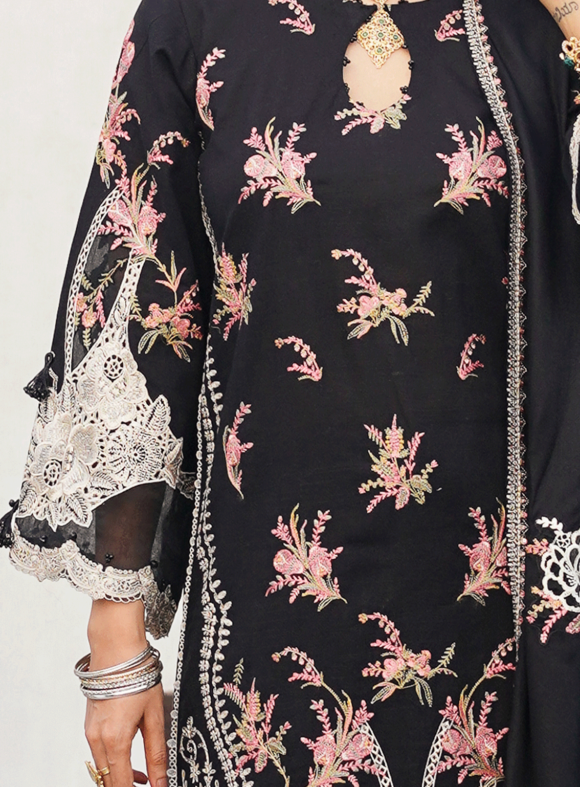 Elaf Embroidered Khaddar Unstitched 3 Piece Suit - EF23LW 02 BANAFSH Elaf Embroidered Khaddar Unstitched 3 Piece Suit - EF23LW 02 BANAFSH