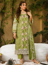 Elaf Embroidered Khaddar Unstitched 3 Piece Suit - EF23LW 05 AABROO