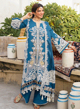 Elaf Embroidered Khaddar Unstitched 3 Piece Suit - EF23LW 07 FALAK