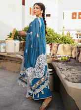 Elaf Embroidered Khaddar Unstitched 3 Piece Suit - EF23LW 07 FALAK