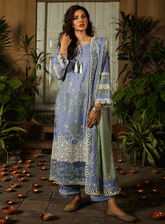 Elaf Embroidered Khaddar Unstitched 3 Piece Suit - EF23LW 4B AFSANA