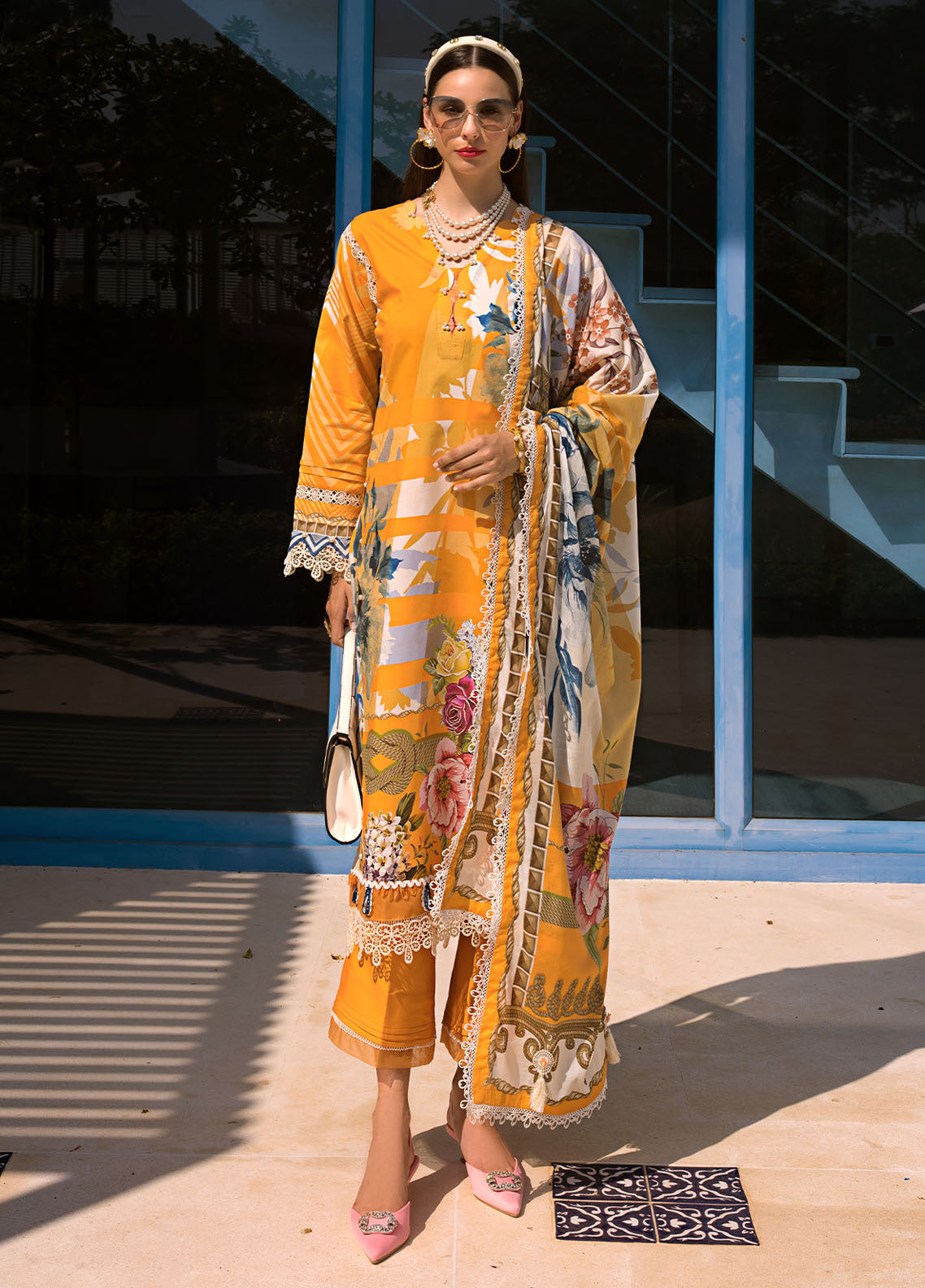 Elaf Luxury Printed Lawn 3 Piece Unstitched Suit EF24P EOP-01A SEDONA Elaf Luxury Printed Lawn 3 Piece Unstitched Suit EF24P EOP-01A SEDONA