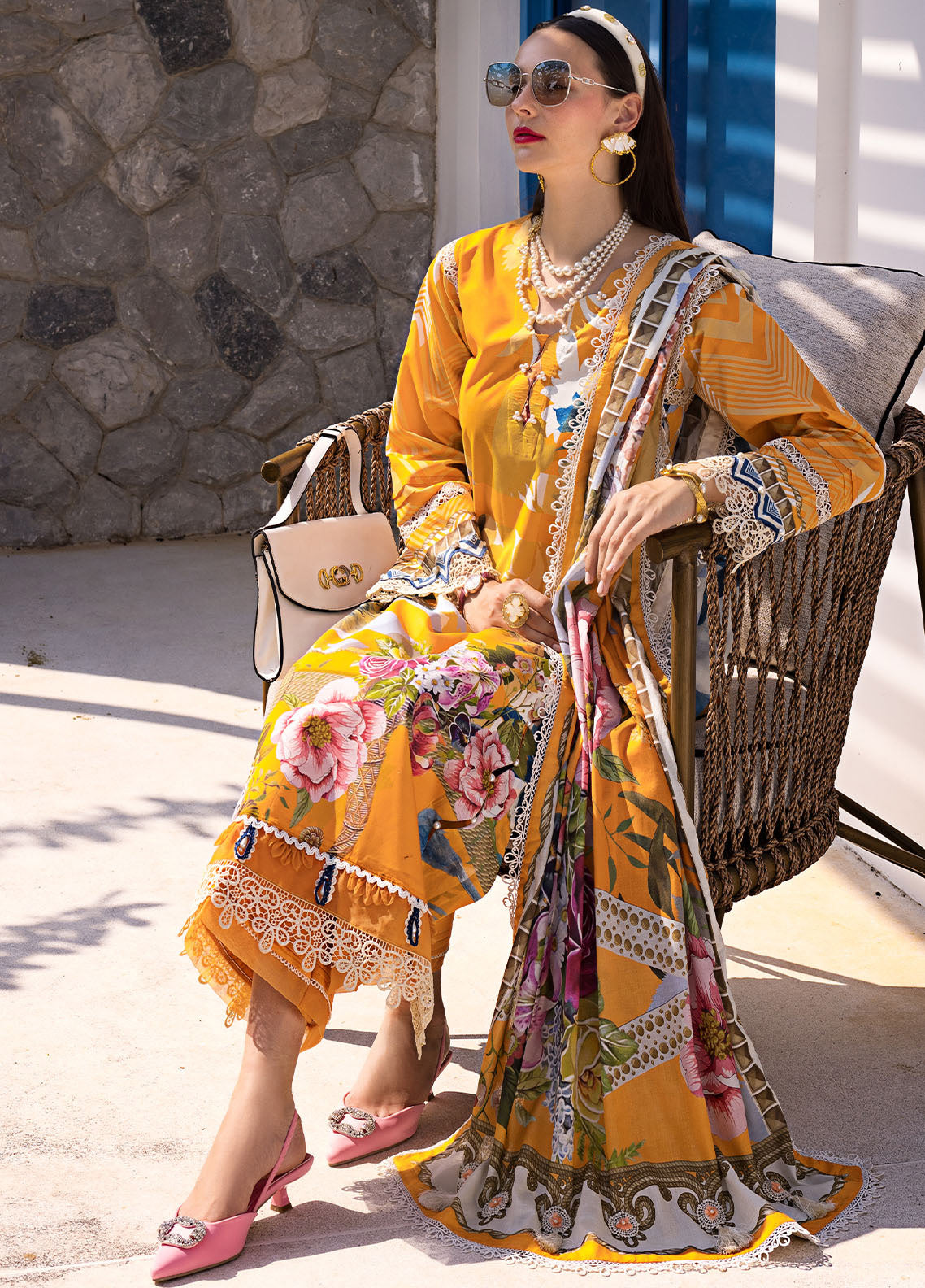 Elaf Luxury Printed Lawn 3 Piece Unstitched Suit EF24P EOP-01A SEDONA Elaf Luxury Printed Lawn 3 Piece Unstitched Suit EF24P EOP-01A SEDONA
