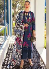 Elaf Luxury Printed Lawn 3 Piece Unstitched Suit EF24P EOP-03B PATTAYA POISE