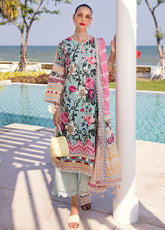 Elaf Luxury Printed Lawn 3 Piece Unstitched Suit EF24P EOP-06B FREYA