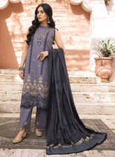 Elak By Humdum Embroidered Khaddar Unstitched 3 Piece Suit - HD23EK 07