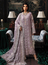 Elanora By Nureh Embroidered Chiffon Unstitched 4 Piece Suit - NU23EC NEL-31