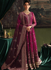 Elanora By Nureh Embroidered Organza Unstitched 4 Piece Suit - NU23EC NEL-34